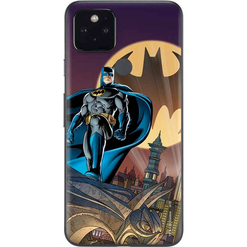 DC Comics Batman Action Pose 90's art Google Pixel 5 Skin